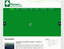 Tablet Screenshot of pansur.cl